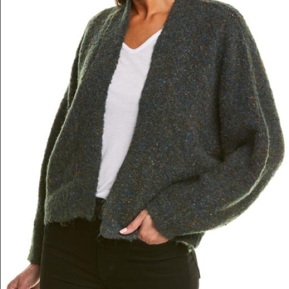 Bb Dakota XS Comin In Cozy Cardigan sweater green